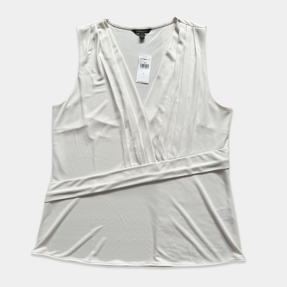 NEW Banana Republic White Sleeveless Top